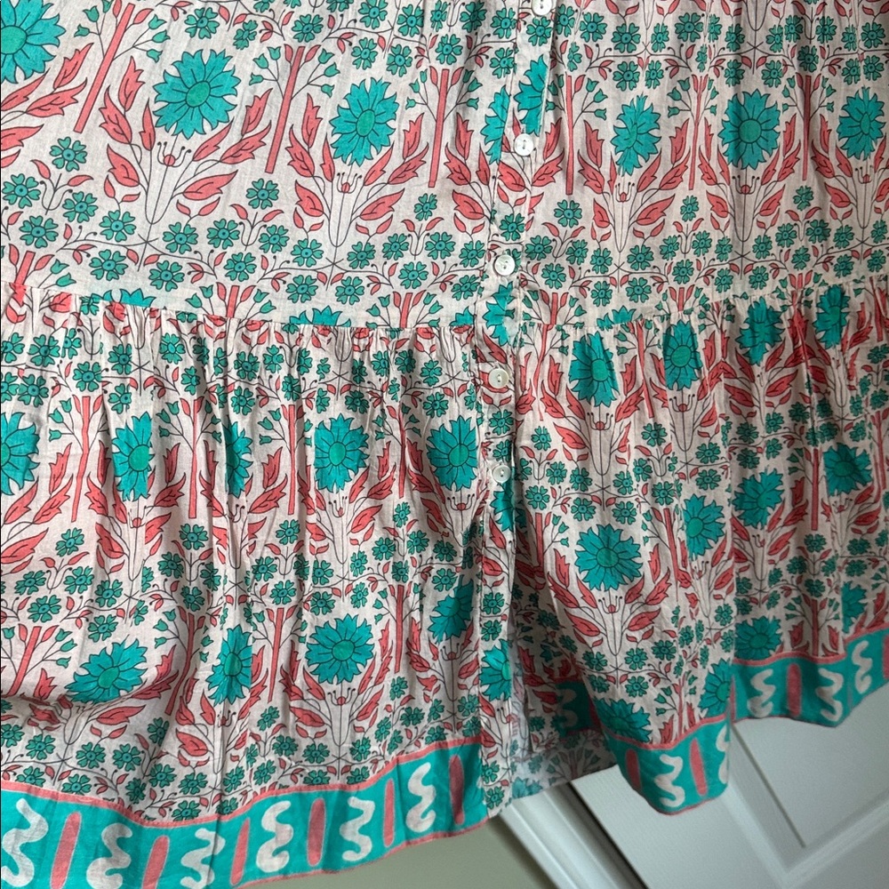 Marea By Liz Joy Flounce Shirt Dress Size S - Picture 7 of 12